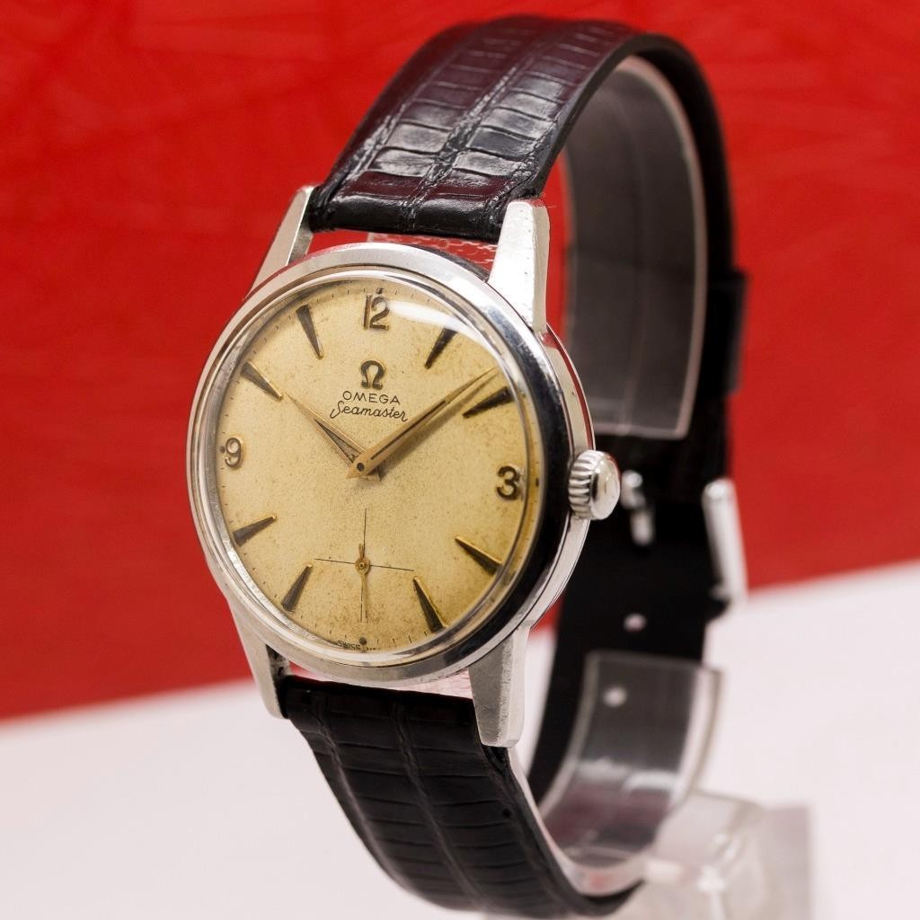 1959’s OMEGA Seamaster 14389-9 Stainless Steel Manual Wind Men’s Watch 35mm