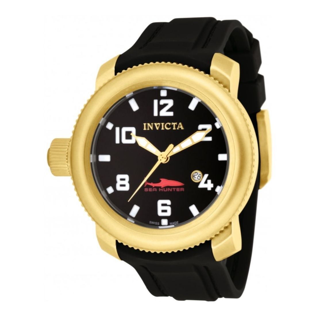 Invicta Pro Diver / Sea Hunter Men’s Black Dial Quartz Watch 1545