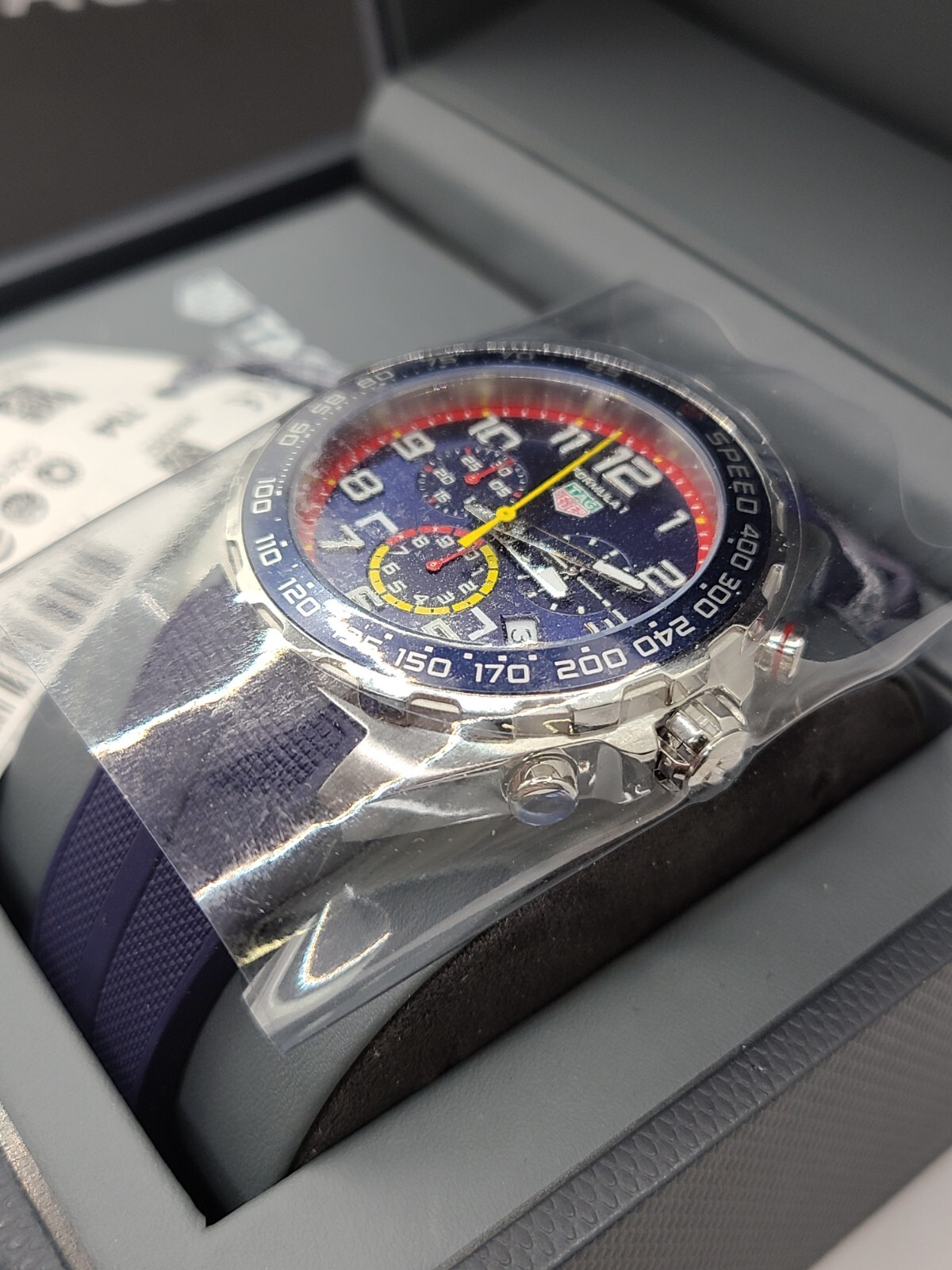 Tag Heuer Formula 1 Red Bull Racing Special Edition Chronograph Quartz Blue Dial