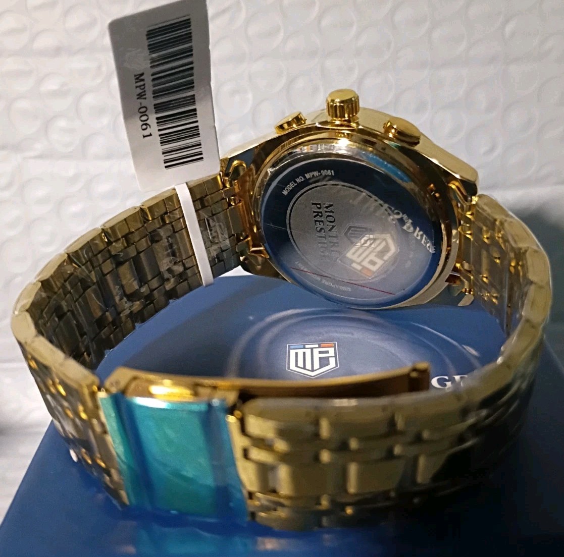 69- Invicta Montres Prestige Gold Luxury Watch MPW-0061 40 MM Men’s Watch