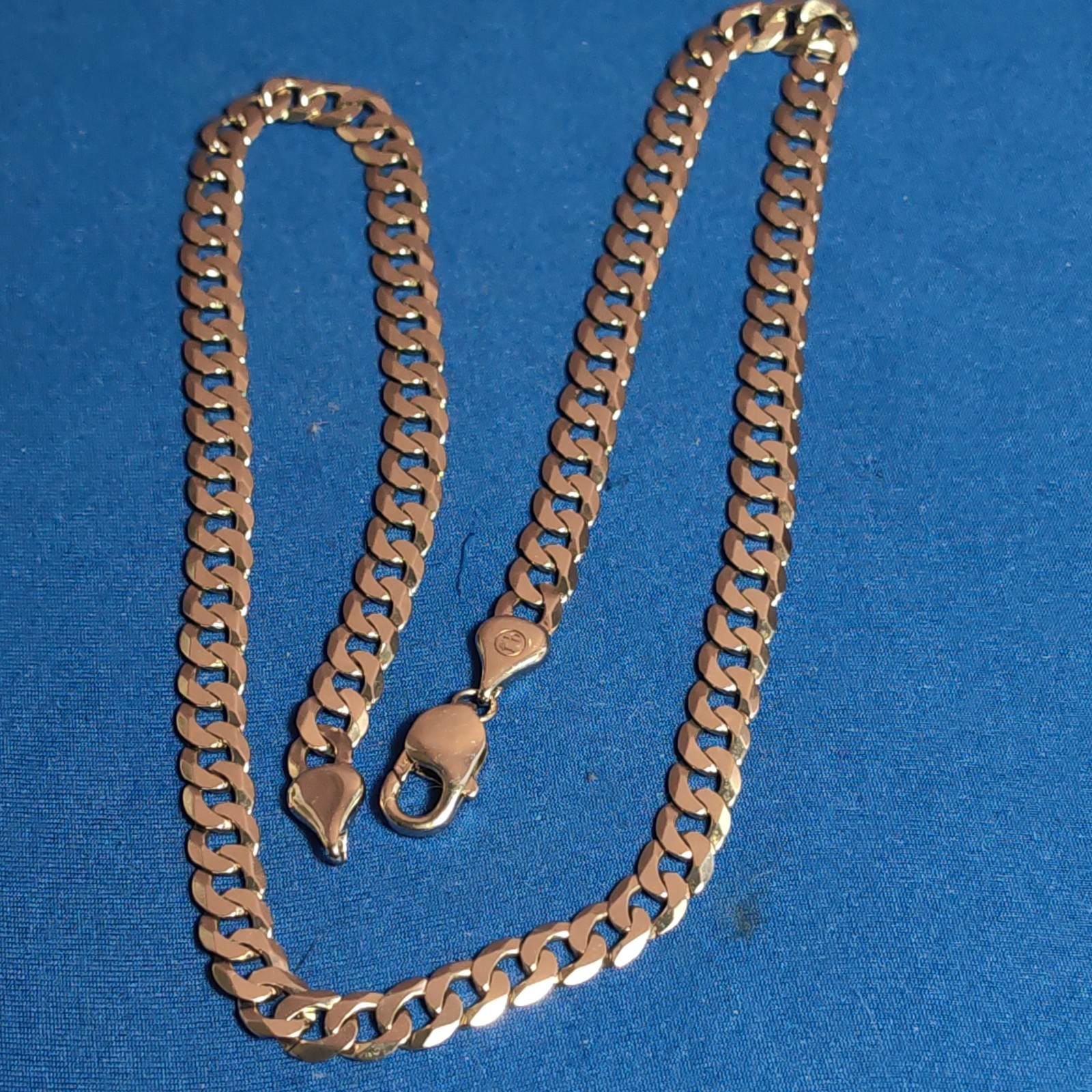 Fred Bennett 925 Sterling silver chain link necklace 56cm 22″ 32g 7mm
