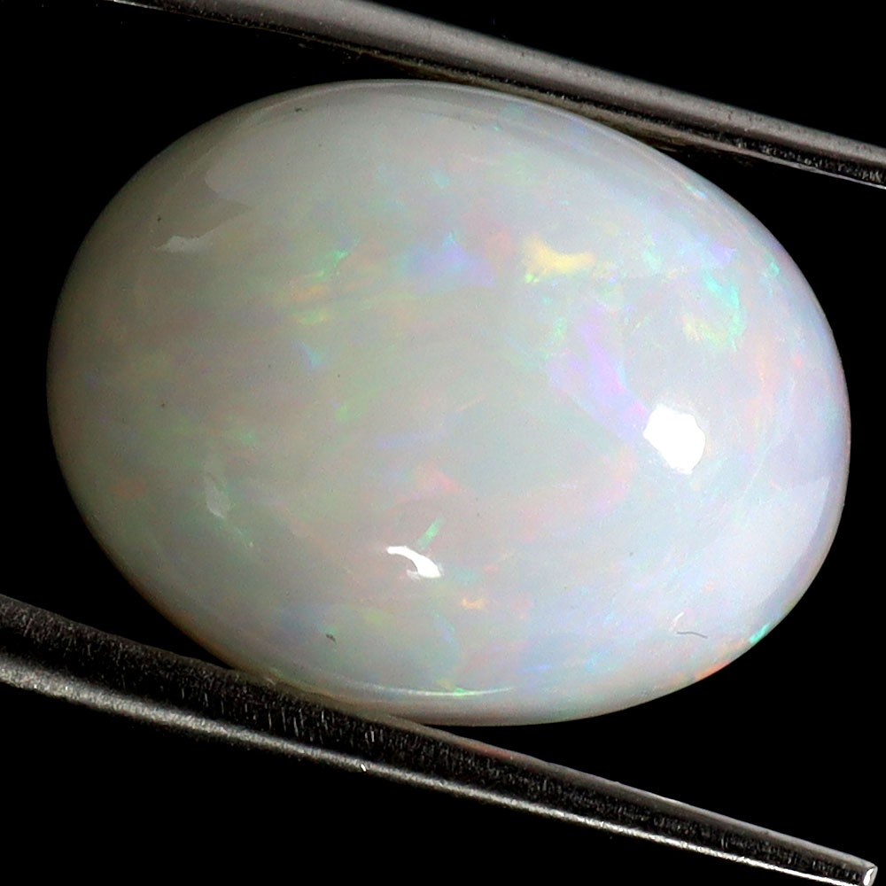 Oval AAA Floral Flash Play Of Color Crystal Fire Opal 9.11ct 16x13mm Gem Rare