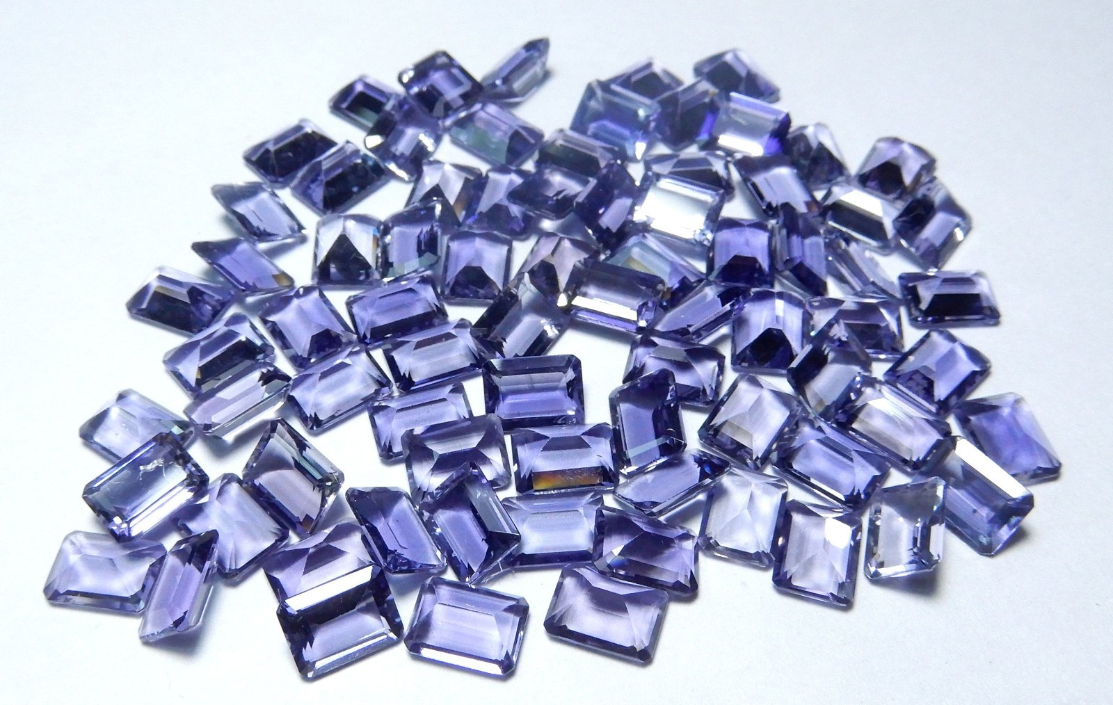 Iolite Octagon Faceted Cut 4x6mm to 6x8mm Natural Loose Wholesale Gemstone