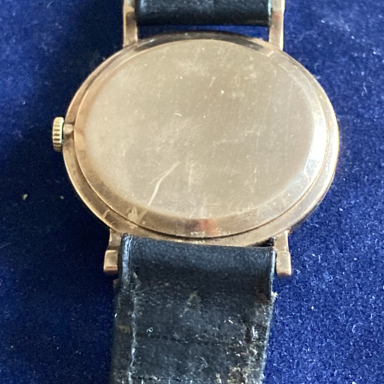 Mid century Majex 9ct Gold 21 Jewels Manual Wind Mens Watch