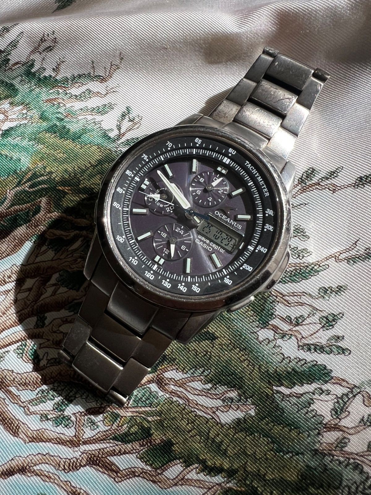 CASIO Oceanus OCW-500TDJ Solar Radio Ana-Digi Watch Used
