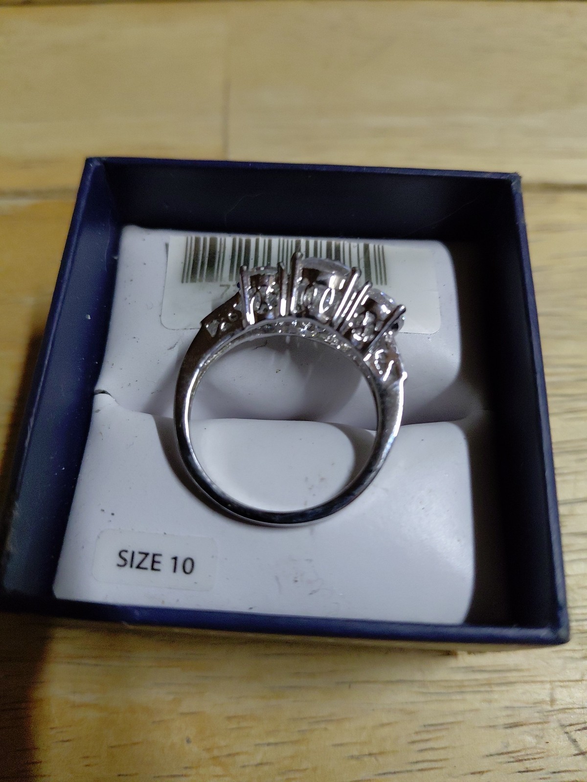 3-stone Cz ring size 8.75