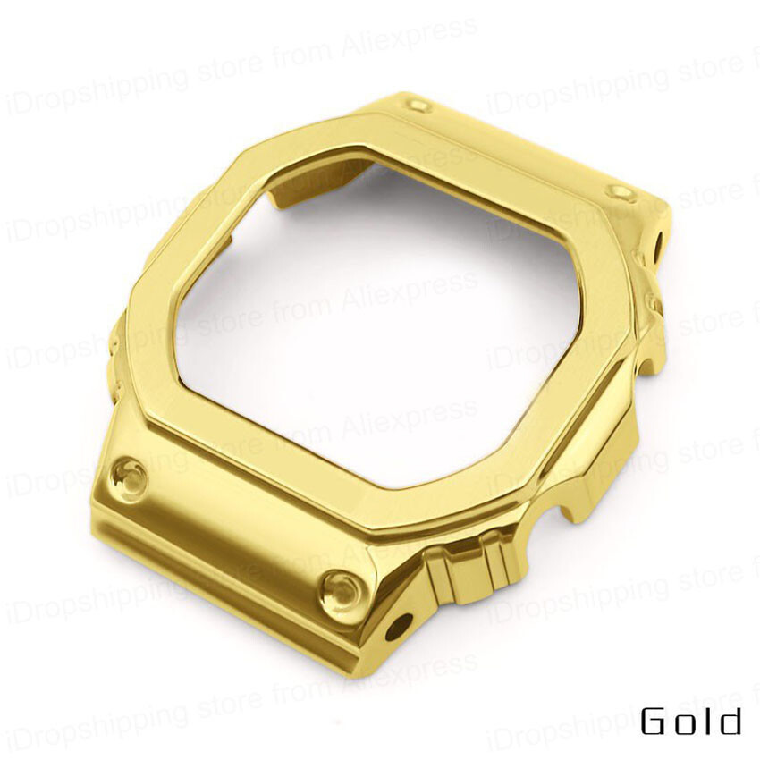 For Casio G-SHOCK DW5600 GWM5610 Bezel Metal Kit Watch Bnad Strap Case Cover