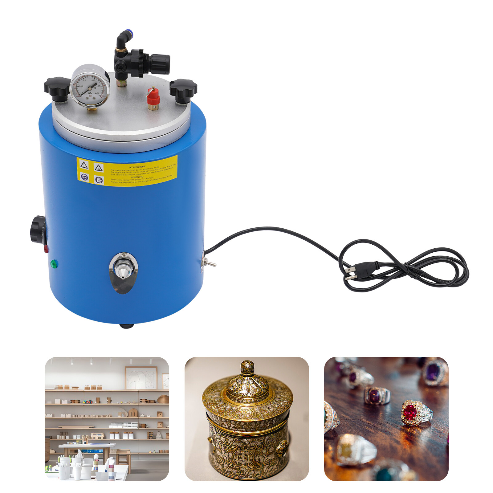 Wax Injector Wax molding machine Wax Casting Machine Jewelry Tool Round 350W