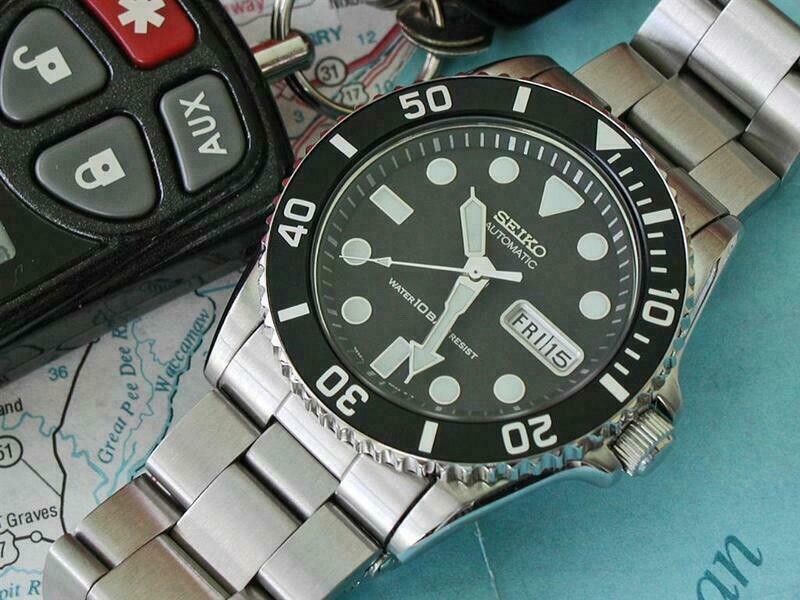 NEW 22MM STAINLESS OYSTER FOLDED BRACELET LARGE DIVERS 10BAR SKX031 (7S26-0040)