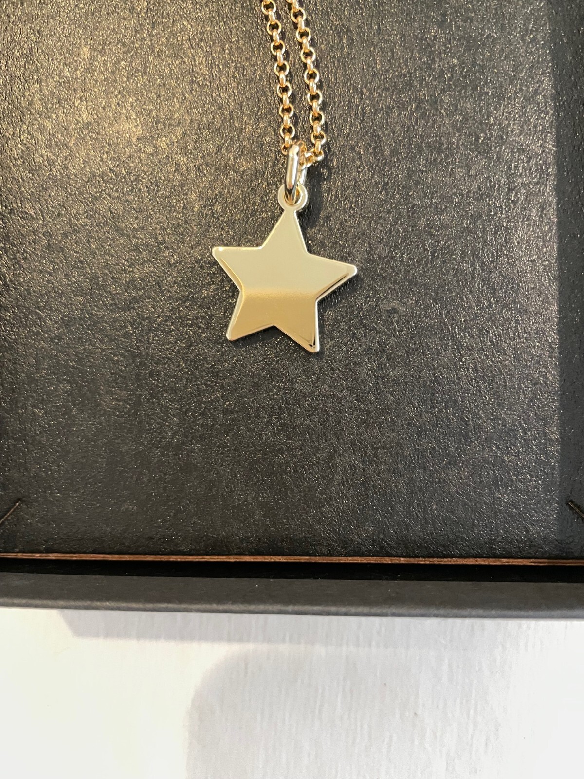 alex and ani gold star charm necklace, gift box,19″chain, nickel free