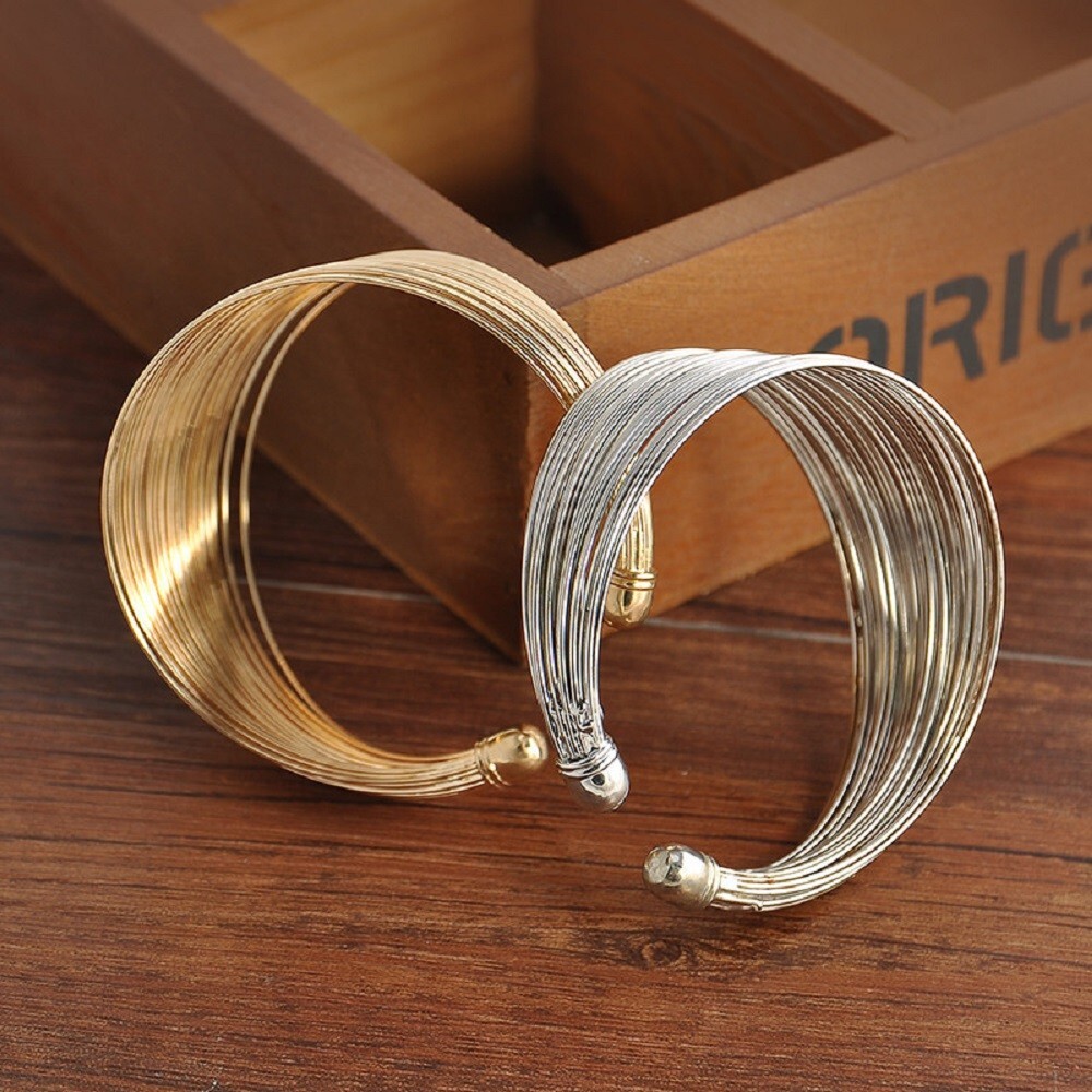 Women’s Bracelet Romantic Personality Trend Multi-Layer Opening Wide Type Jewelr