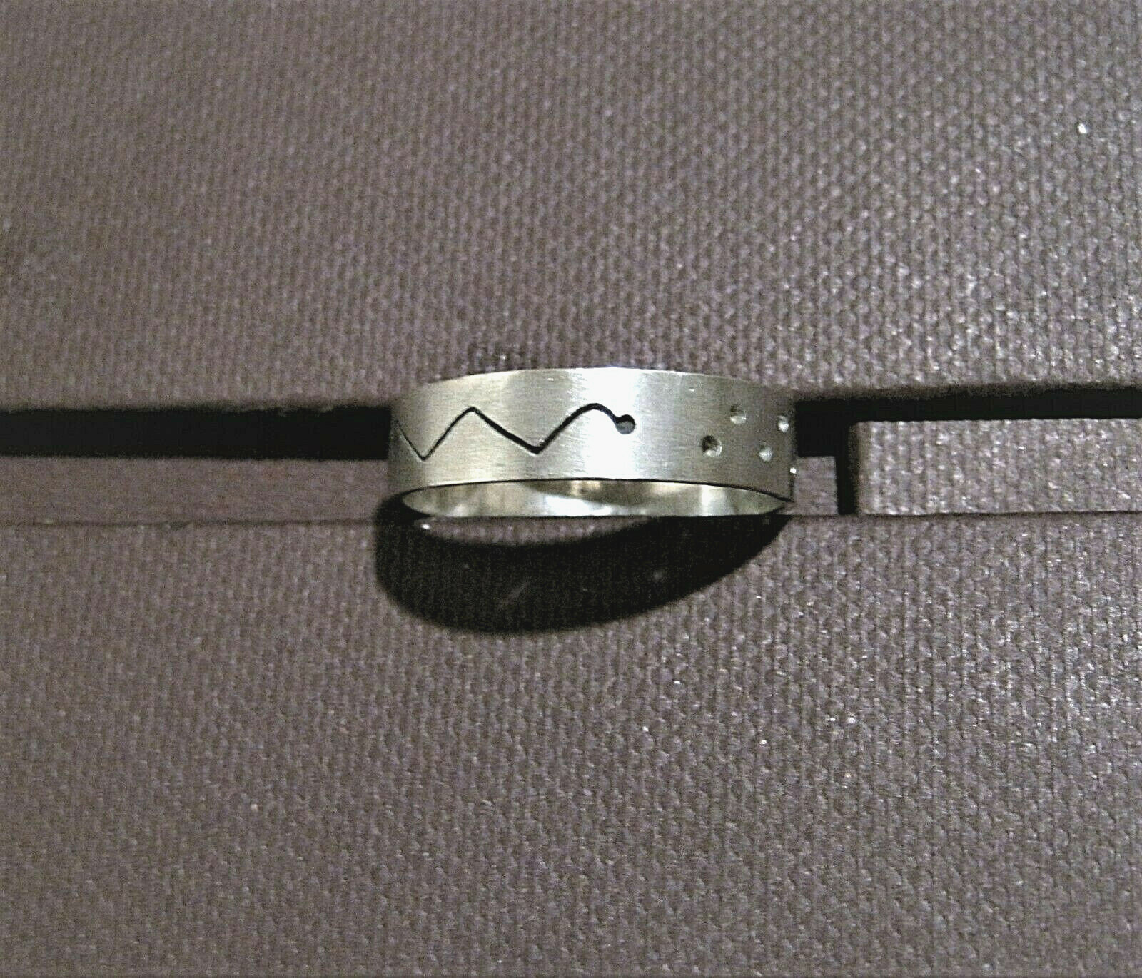 Ring, 925er Silber, mattiert, Handarbeit, verschiedene Größen!