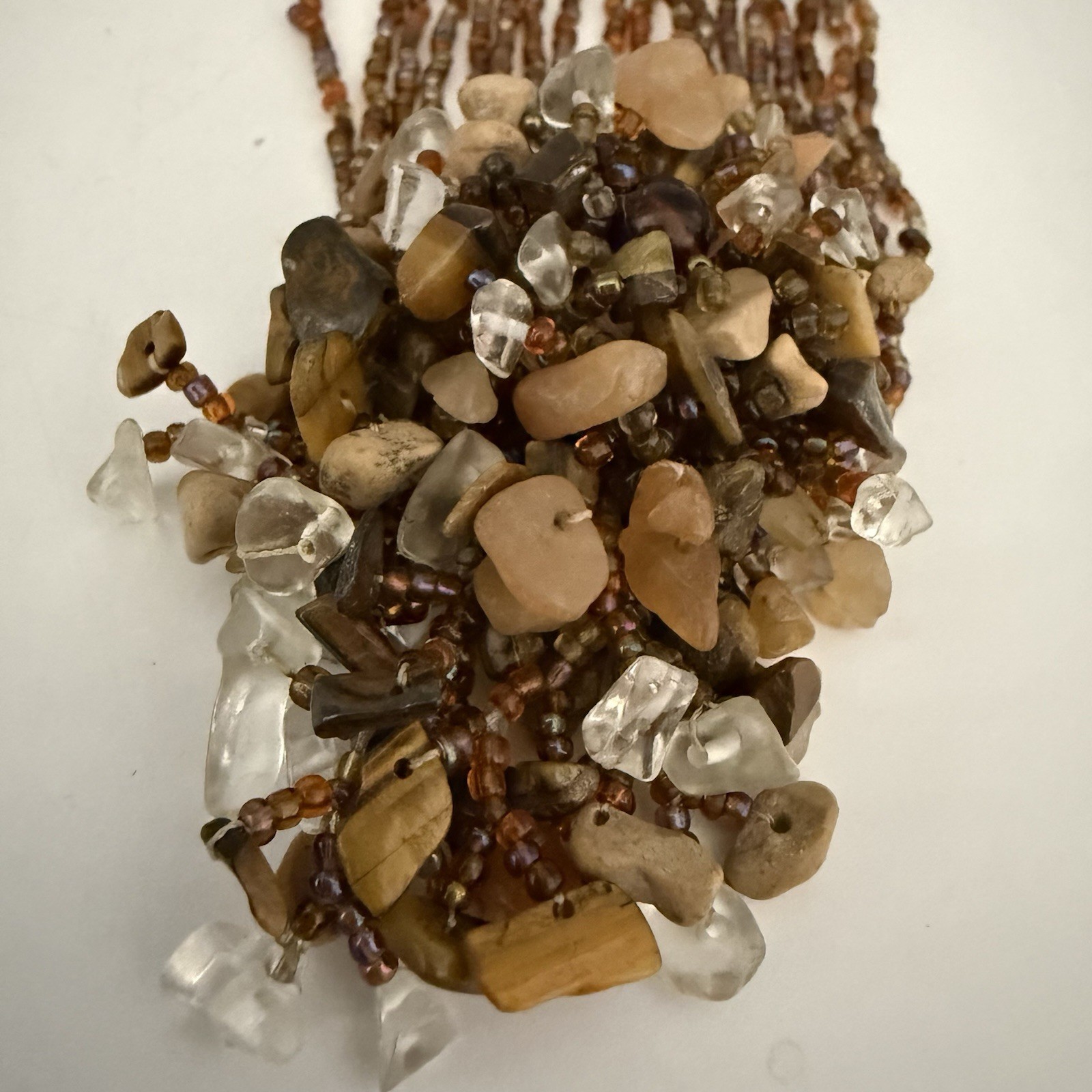 1 lb. Seed Bead Boho Jewelry Lot ~ Bali Style Indonesia 2 pieces NWT