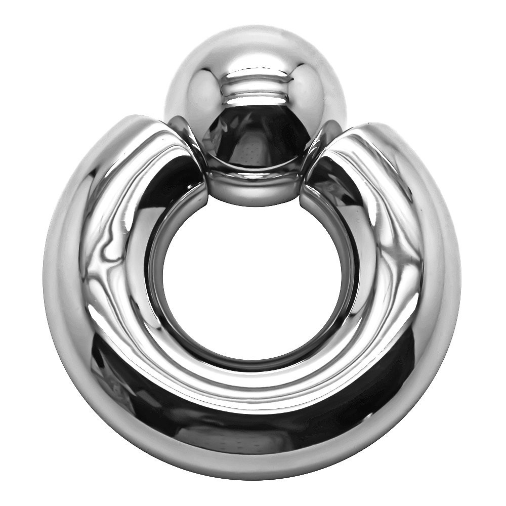 Monster Screwball Rings, Surgical Steel Prince Albert Stretched Piercing Jewelry
