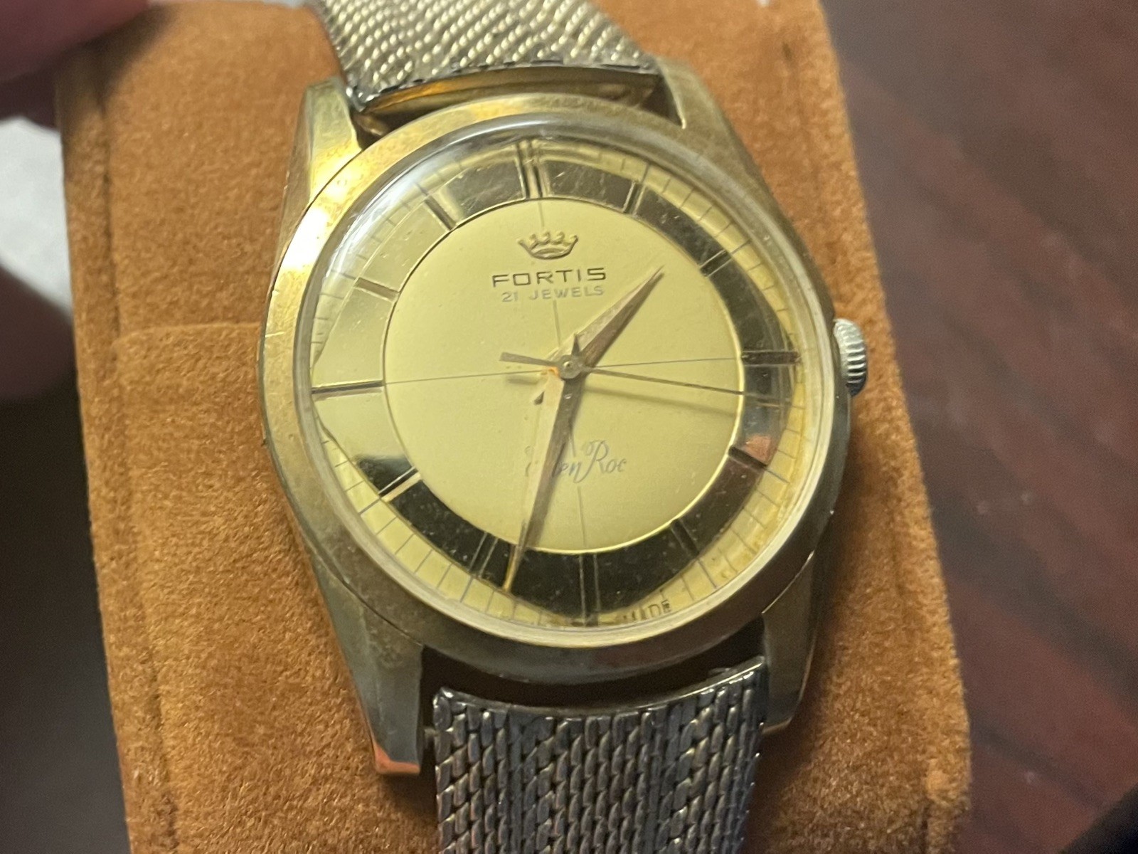 Vintage Fortis Eden Roc – Manual Wind – 21 Jewels – 1960s – Runs Well – GC