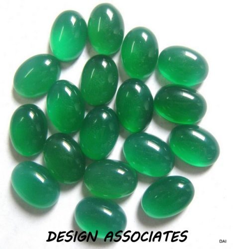 14×10 MM OVAL CUT NATURAL GREEN ONYX ALL NATURAL AAA CAB