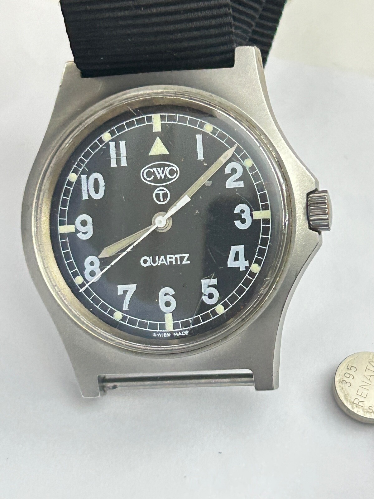 CWC G10 Medium Fatboy’Military Royal Navy Issue Mens Watch 1990 New Battery