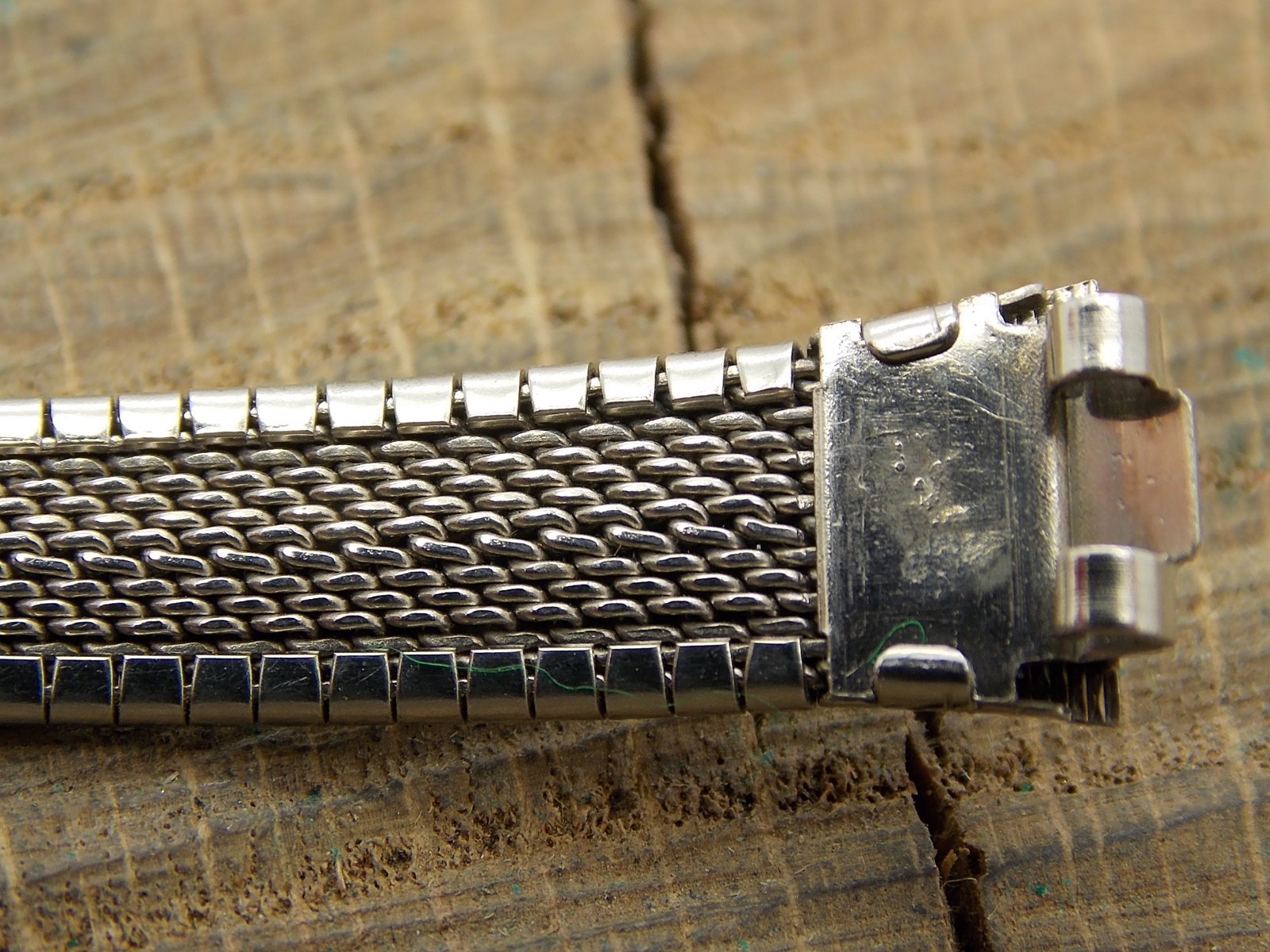 JB Champion Vintage NOS Unused Watch Band 8mm Ladies Stainless Sliding Clasp