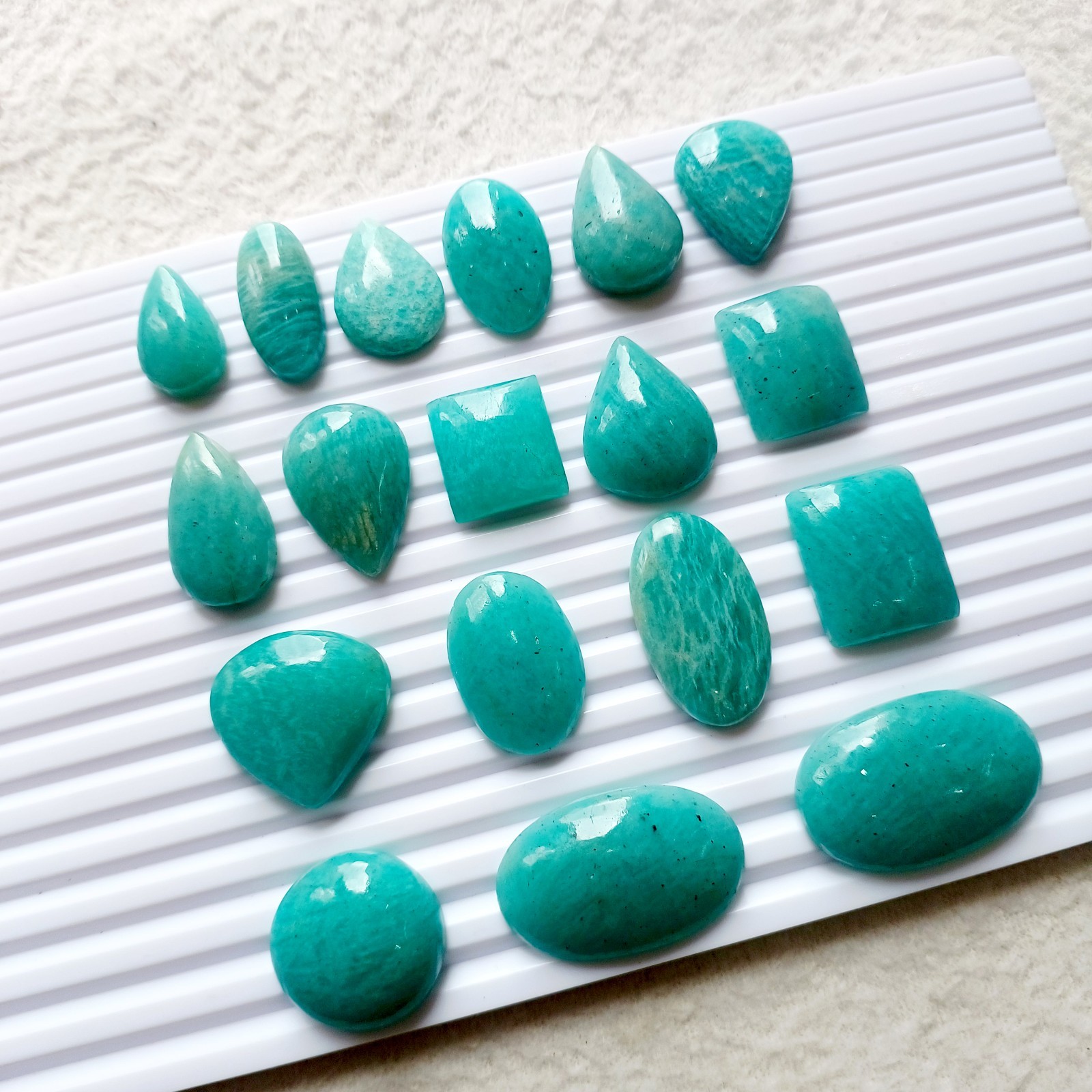 Amazonite Mix Shape Cabochon Loose Gemstone 706