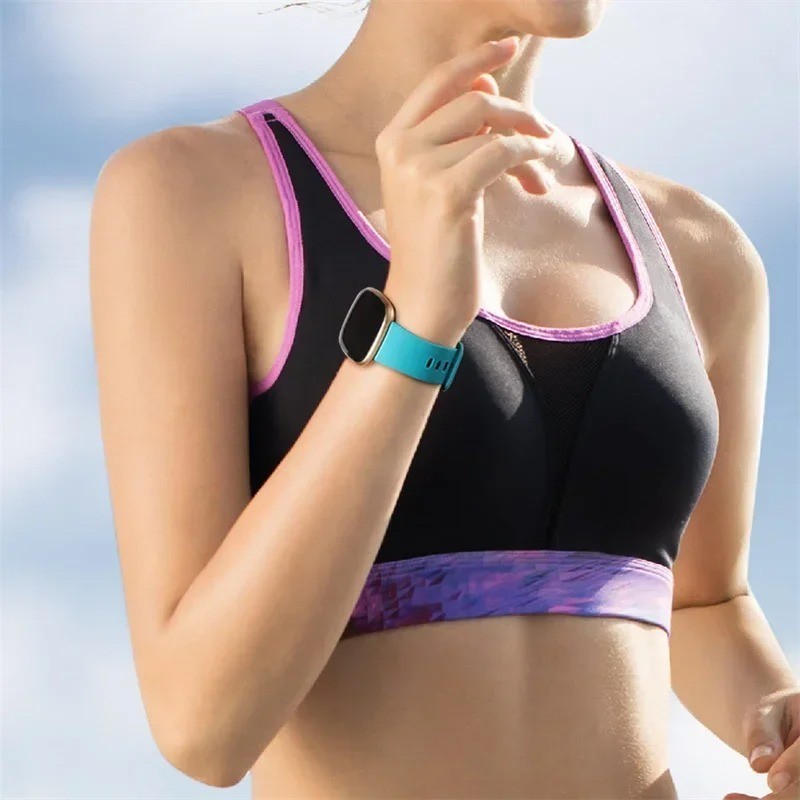 For Fitbit Versa 3 4 Sense Silicone Strap Wristband Replacement Watch Band Sport
