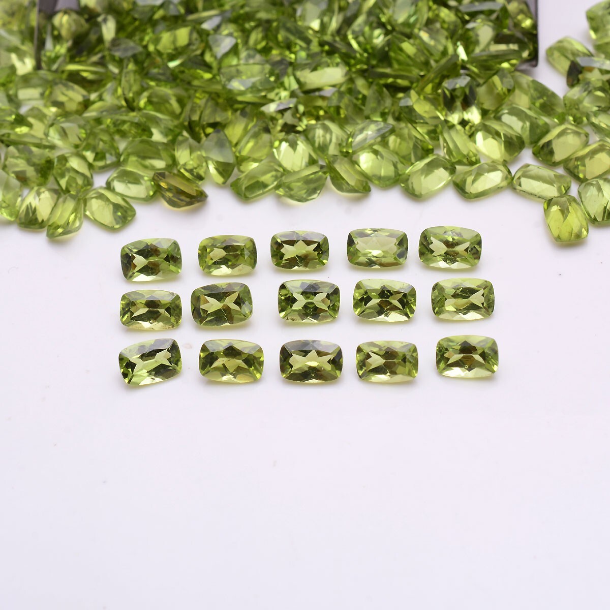 20 Pcs VVS Natural Peridot 6mm*4mm Calibrated Ravishing Color Lustrous Gemstones