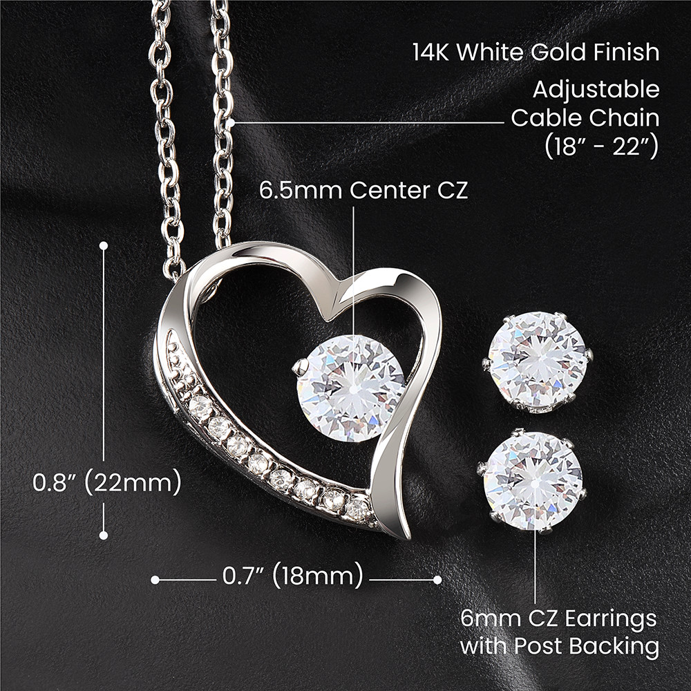 Mom Necklace Earring set, Mother’s Day Gift, Christmas gift, Birthday gift