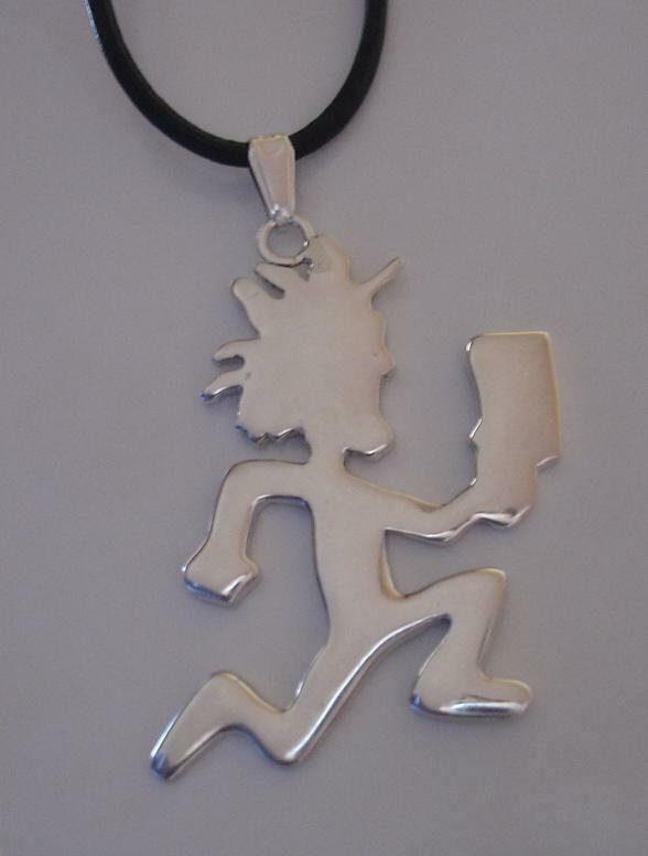 925 Sterling Silver – Icp,hatchet man,Charm,pendant,necklace,Juggalo,hatchetman