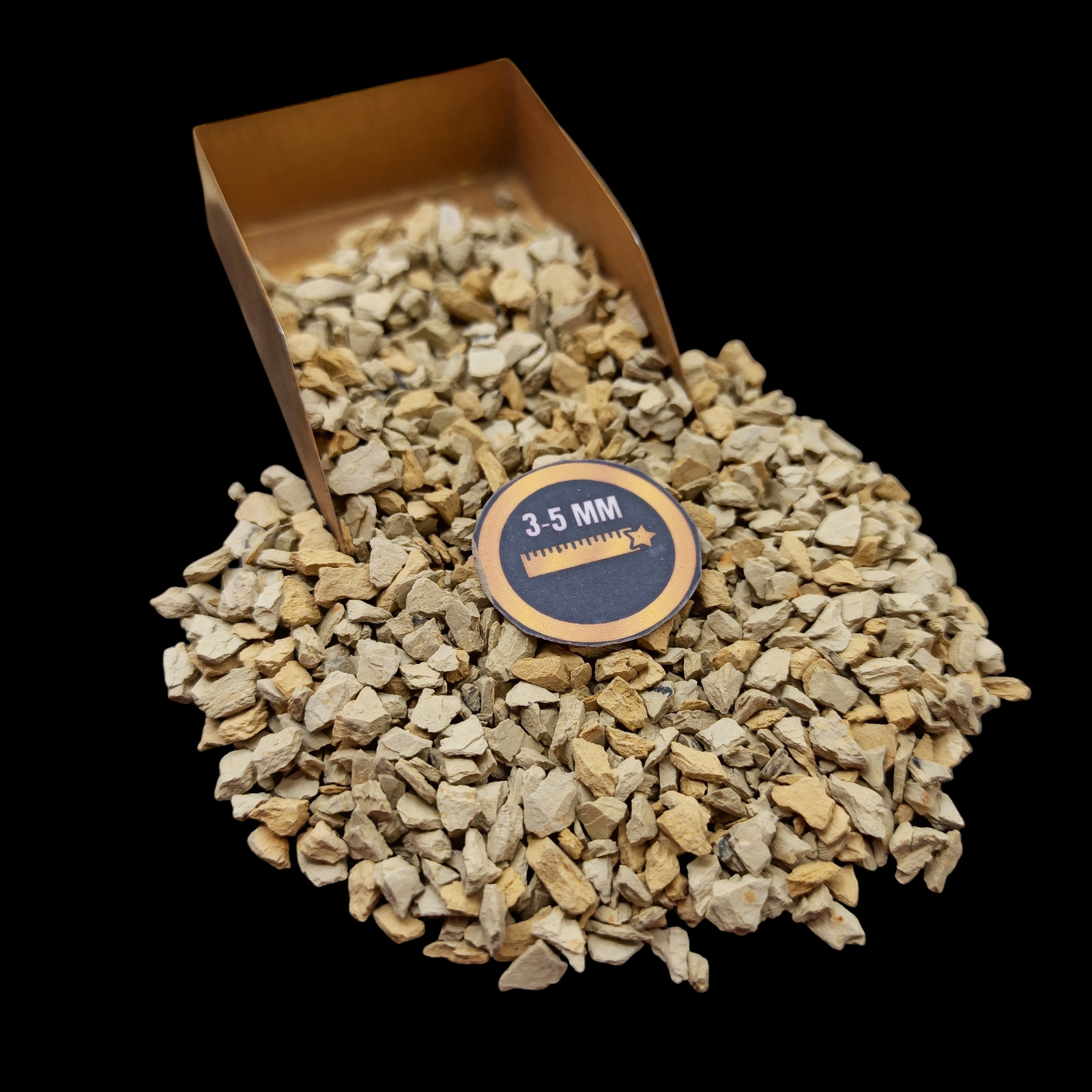 Fullers Earth 3-5mm gemstone crushed Coarse 0.5-1mm Gemstone For Jewelry Making