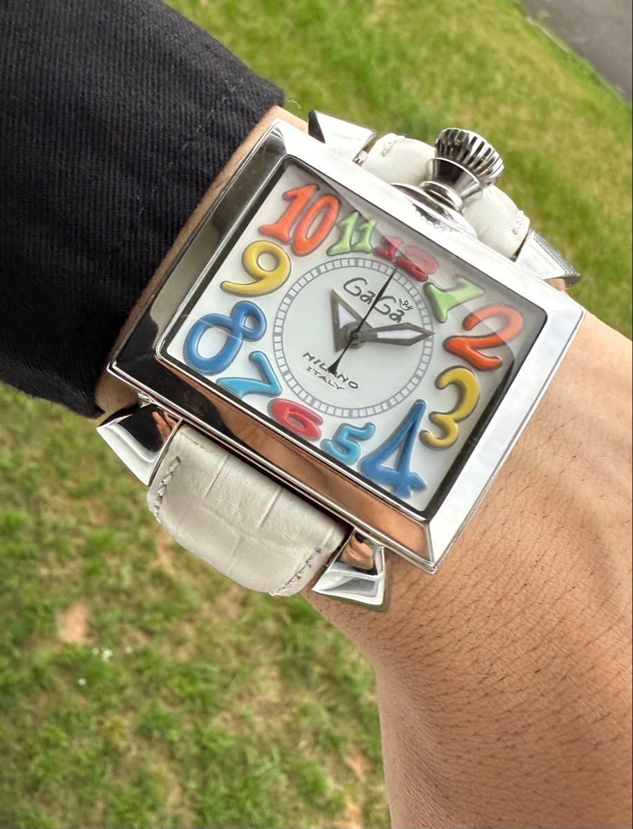 [B1P] GaGa MILANO Napoleone 48mm Automatic Rare Watch [z7t]