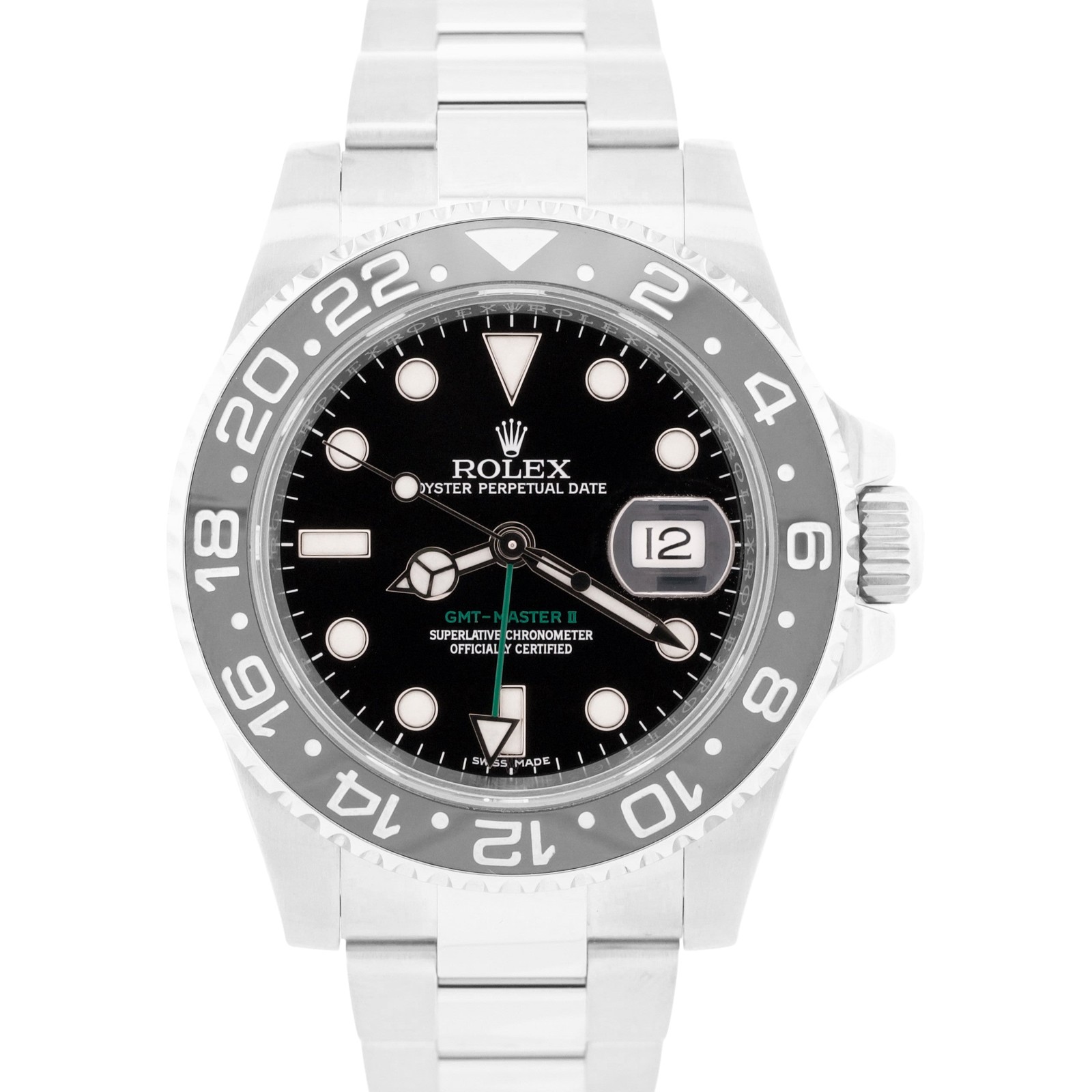 Rolex GMT-Master II BLACK Stainless Steel Ceramic RANDOM SERIAL 40mm 116710 LN