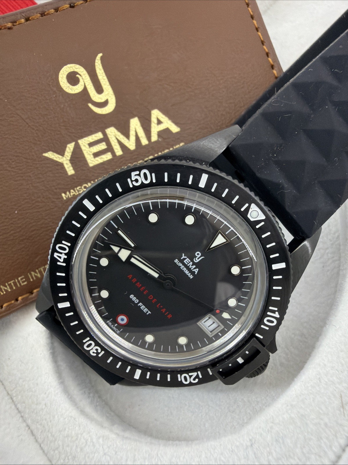 Yema Superman French Air Force YMHFAA3g-3AM Excellent condition Rare