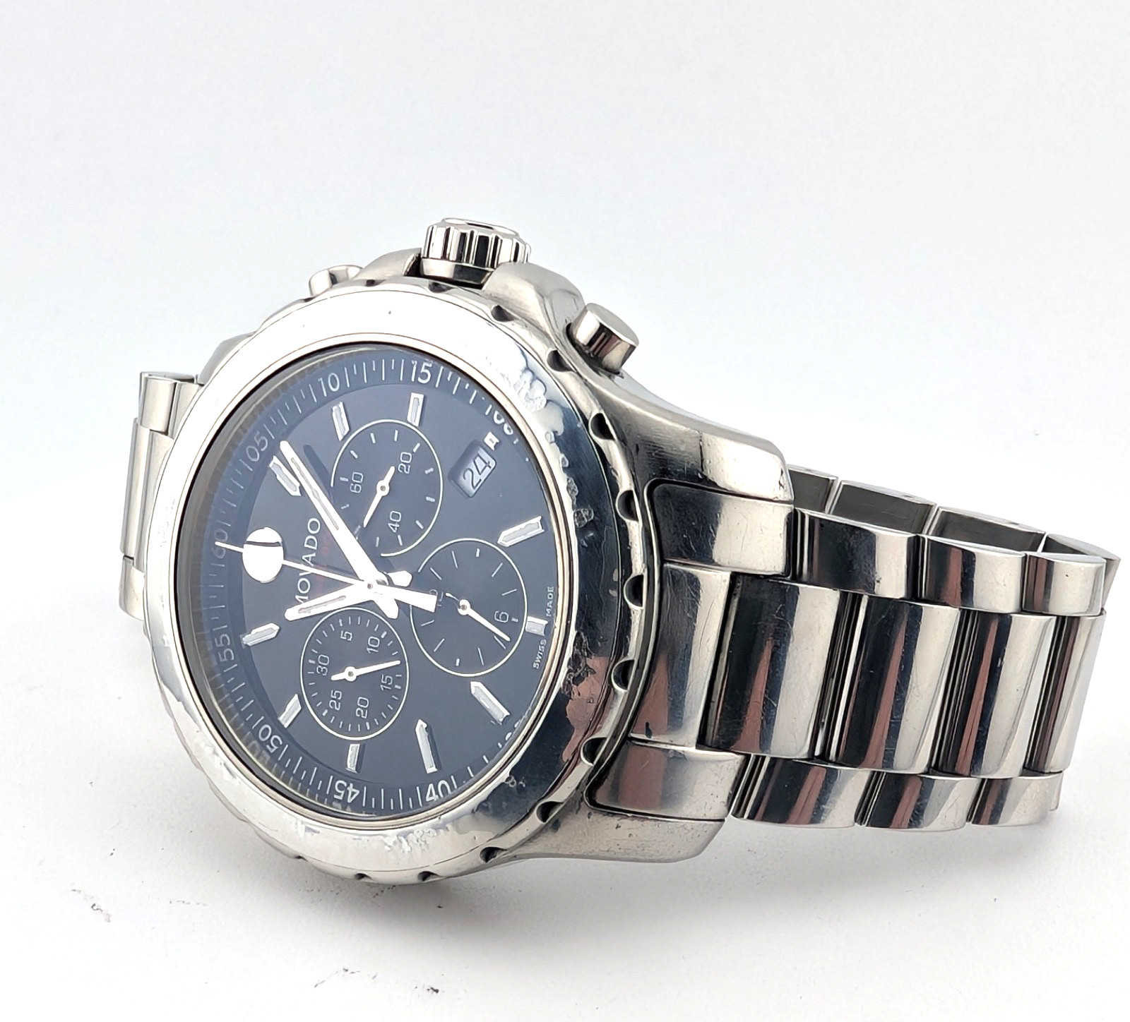 Movado Men’s Series 800 SS W/Black Dial; Model #14.1.27.1426 ~ Special