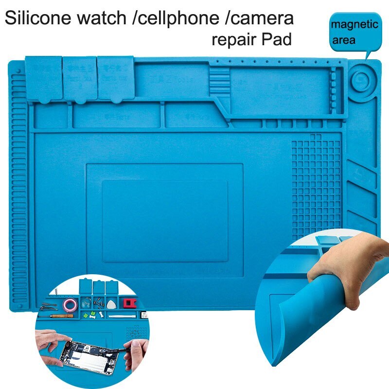 Watch Mobile Phones Camera Repair Silicone Pad Anti Slip Rubber Protective Mat