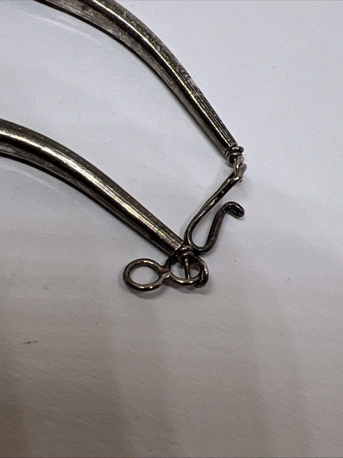 Vintage Signed Silver Liquid 15” Necklace- 925 Sterling 30 Strand
