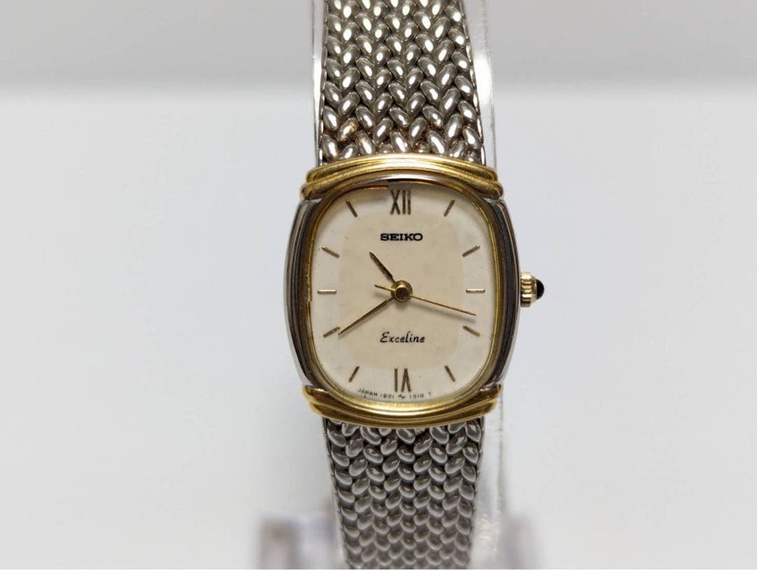 761 Fully Functional SEIKO Exceline 1221 5890 White Dial