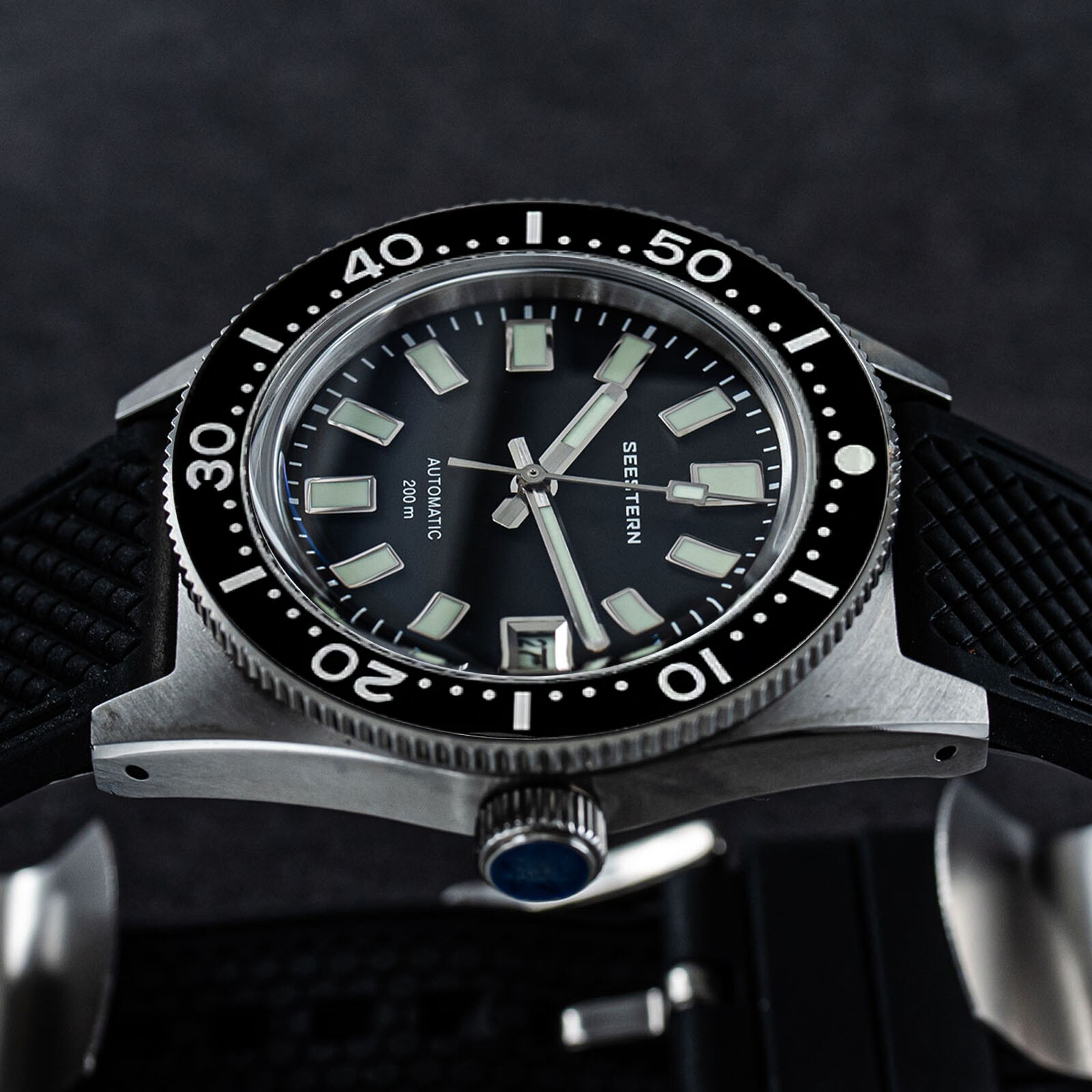 Seestern V3 62MAS 20ATM Genuine Ceramic Bezel 200m DIVER’S Watch SE2021-D62S-KK