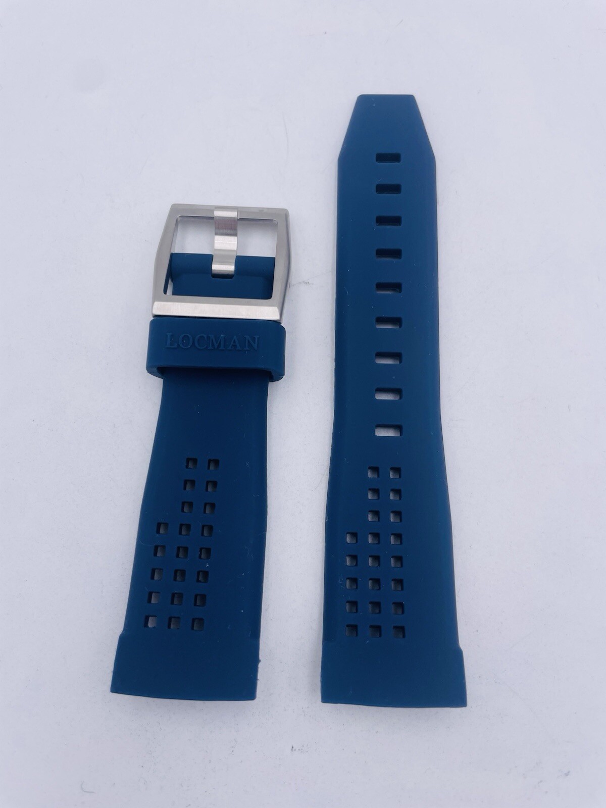 Locman Blue Stealth Rubber Buckle Strap 300m Rf215 Hot Sale New