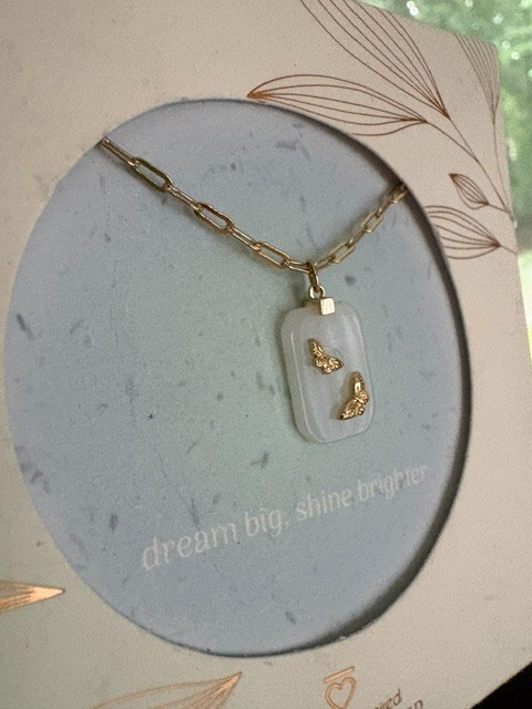 Keep Collective 14KT Gold‑Dipped Angel Wing Necklace • New in Box • Gift Ready