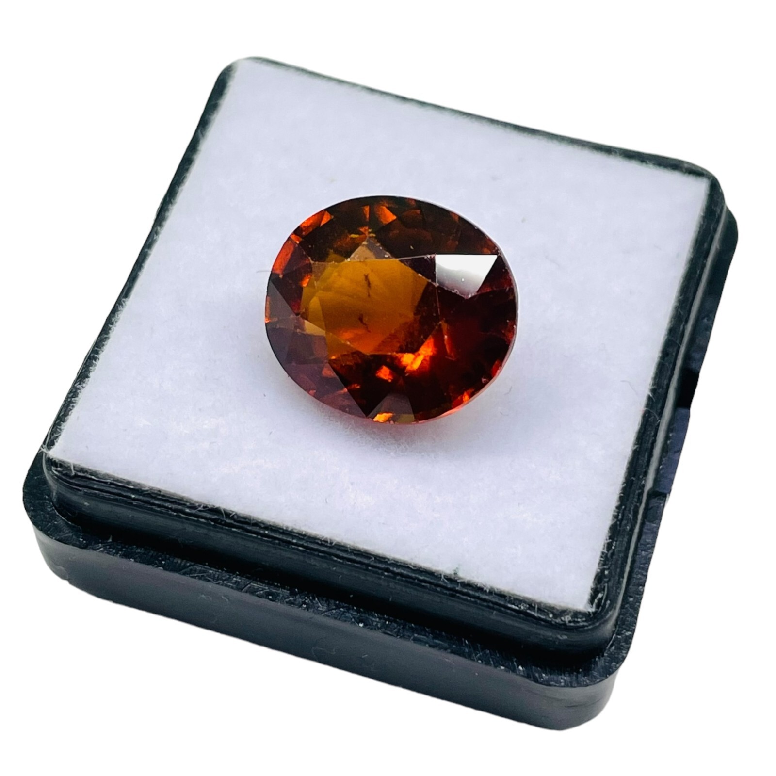 6.45 Cts Certified Natural Hessonite Garnet Ceylon AAA Loose Untreated Gemstone