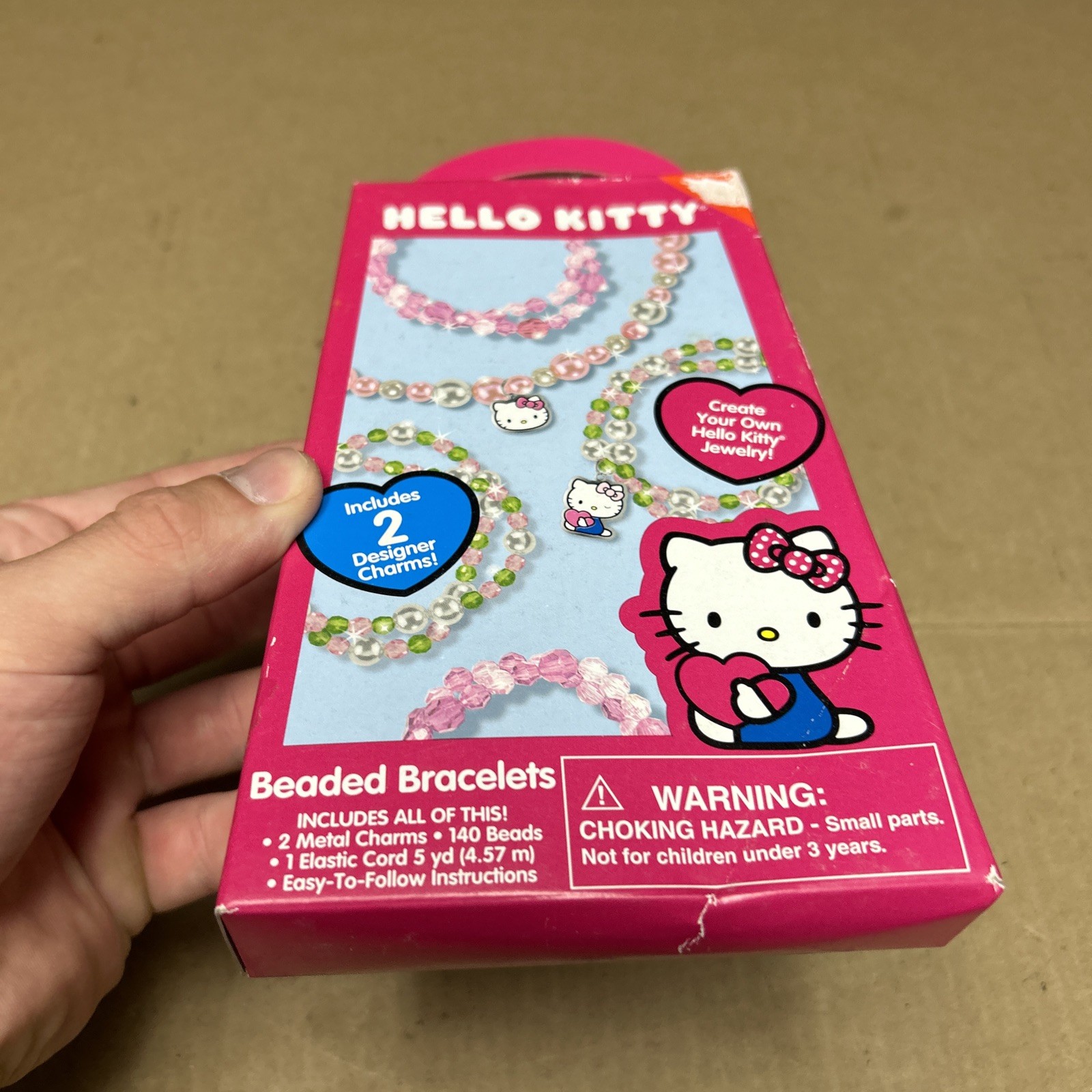 HELLO KITTY Designer Shoelace Bracelets Beads Create Your Own Sanrio 2014 NEW 
