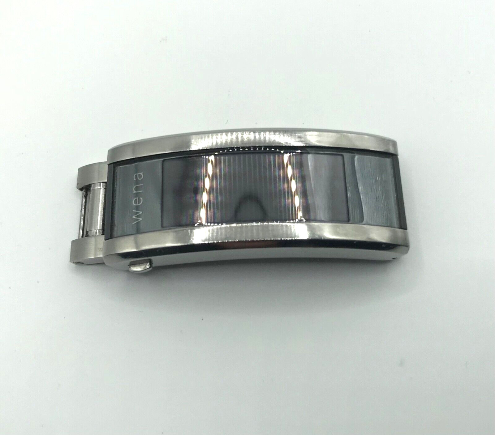 SONY wena3 Smart watch rubber Silver for iOS/Android from Japan