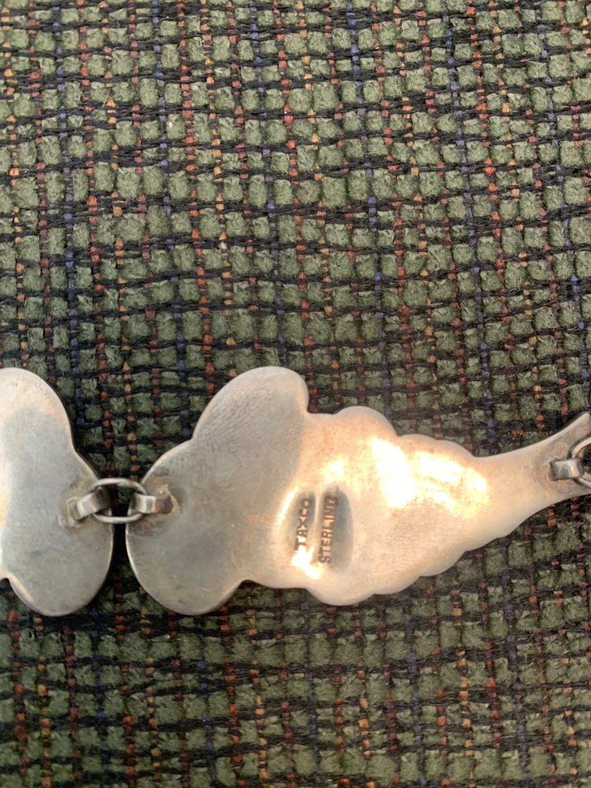 VTG Mayan Sterling Silver Jade Necklace, Bracelet Earrings Taxco Mexico 108g