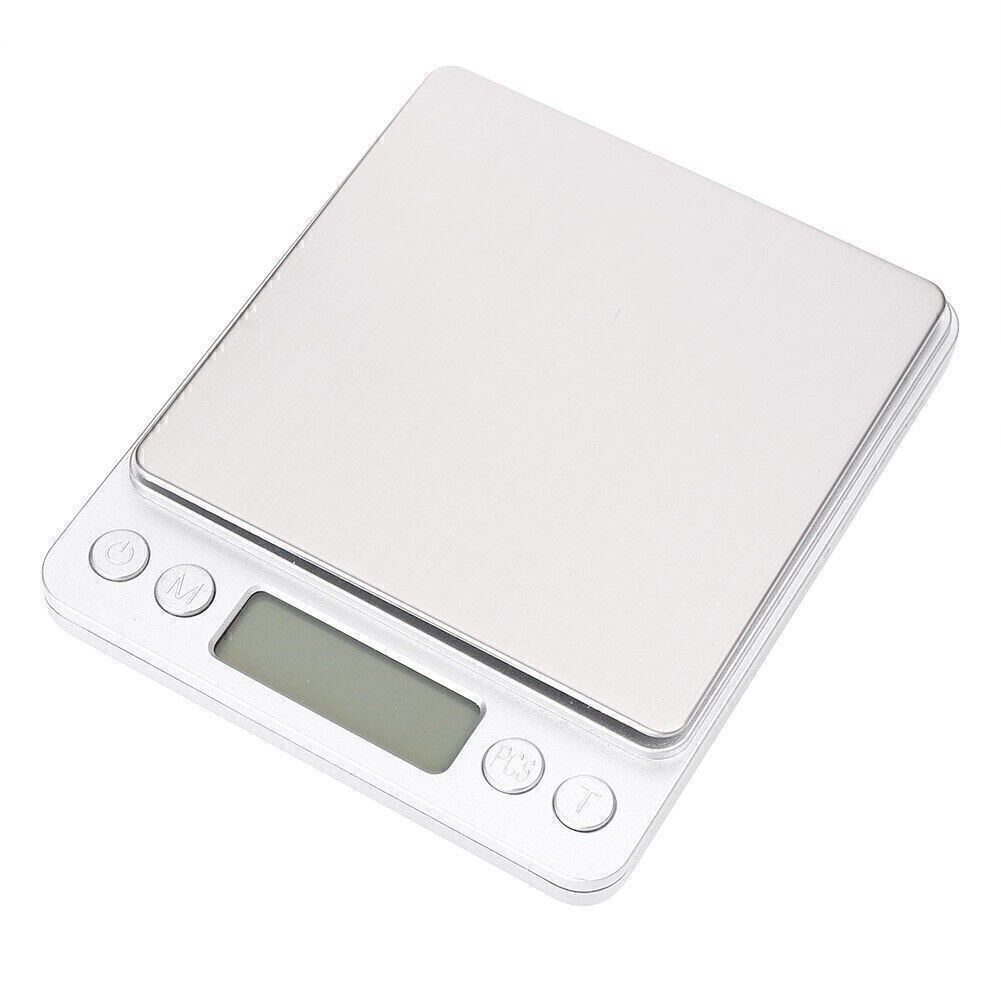 Electronic Balance Digital Pocket Scale Jewelry Weight w/ 2pc tray3000g x 0.01g