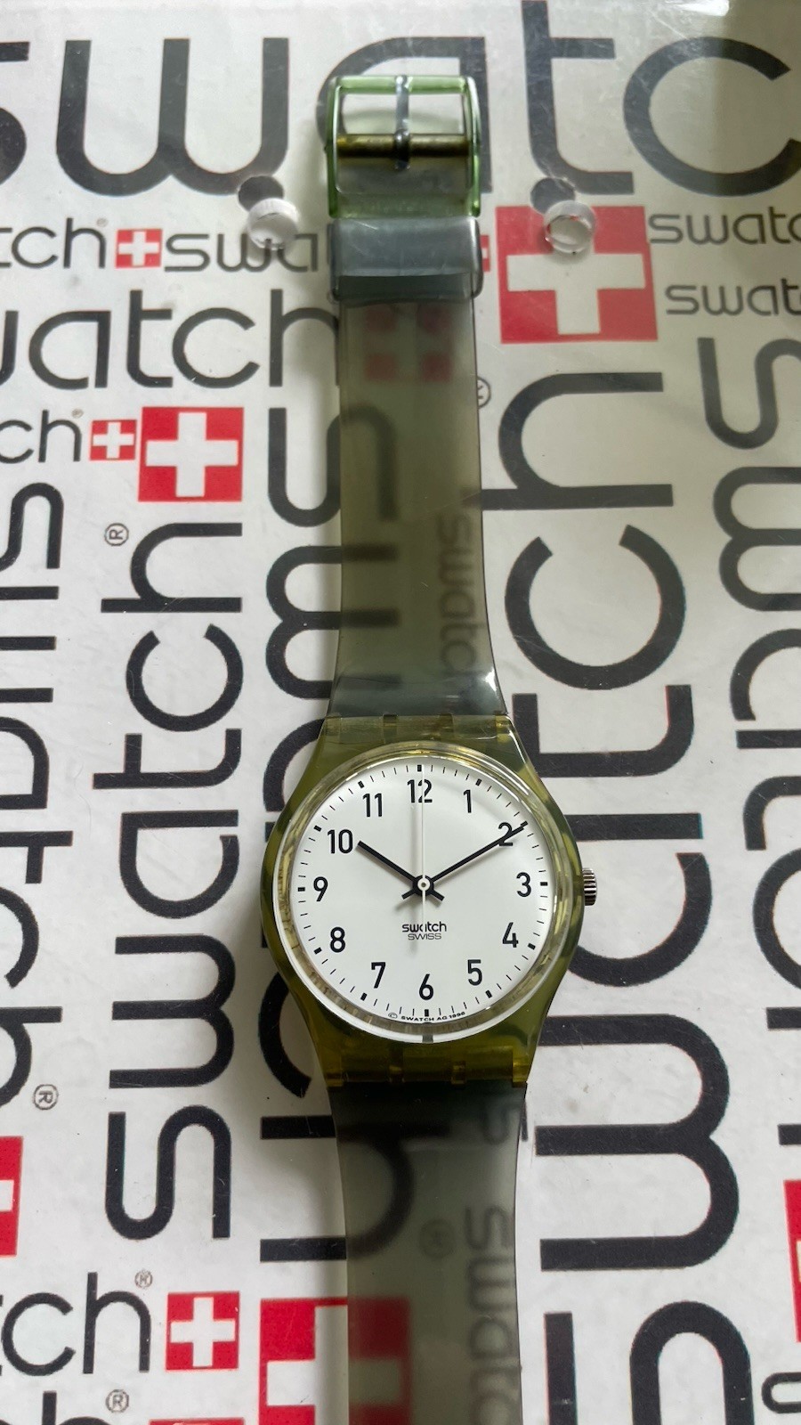 Swatch Grey GM132 1996 Standard Gents 34mm Vintage