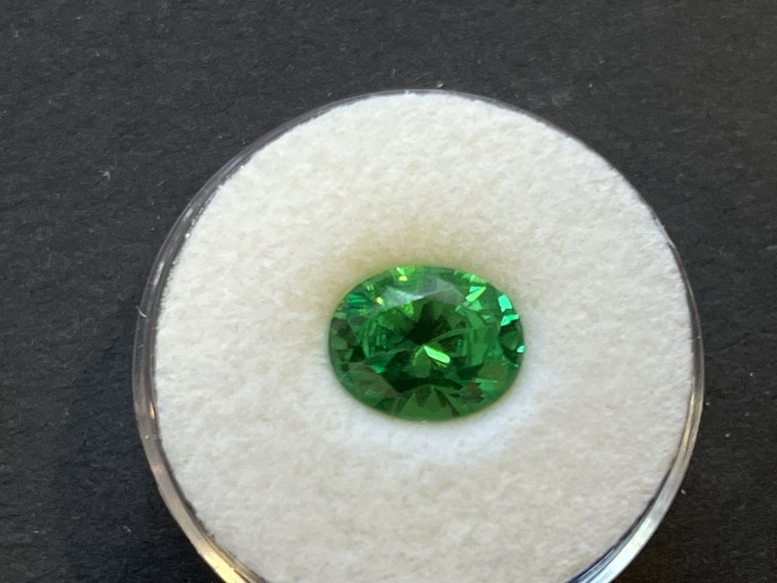 Green YAG (Yttrium Aluminum Garnet) Loose Gemstone – 3.80 Carat Oval Cut