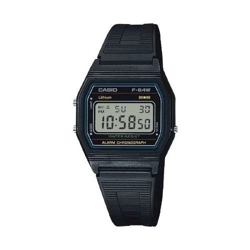 CASIO Watch Standard F-84W-1QJH Black Simple Designed Watch Digital　NEW