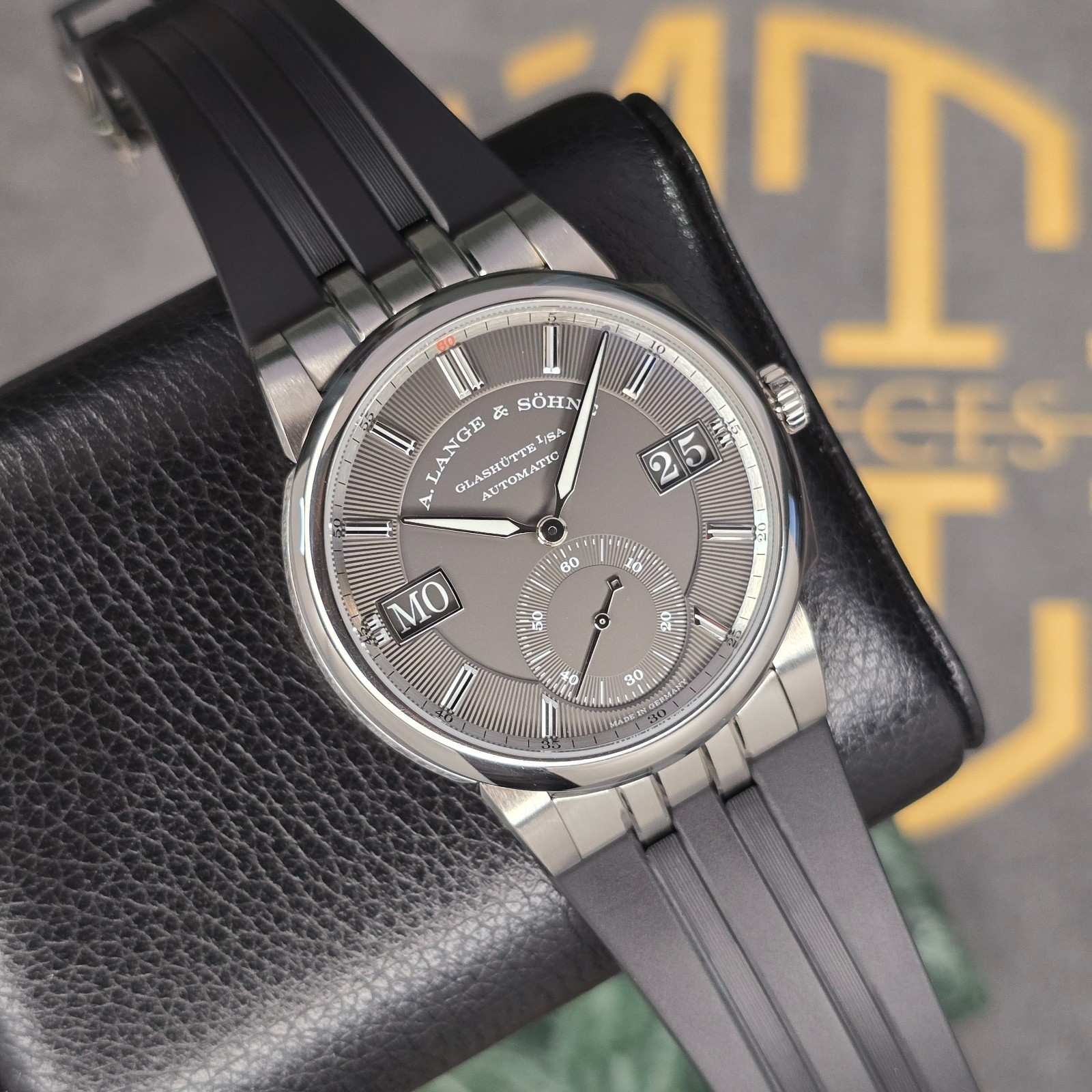 A. LANGE & SOHNE ODYSSEUS 40.5MM 363.068 18K WHITE GOLD GREY DIAL B&P