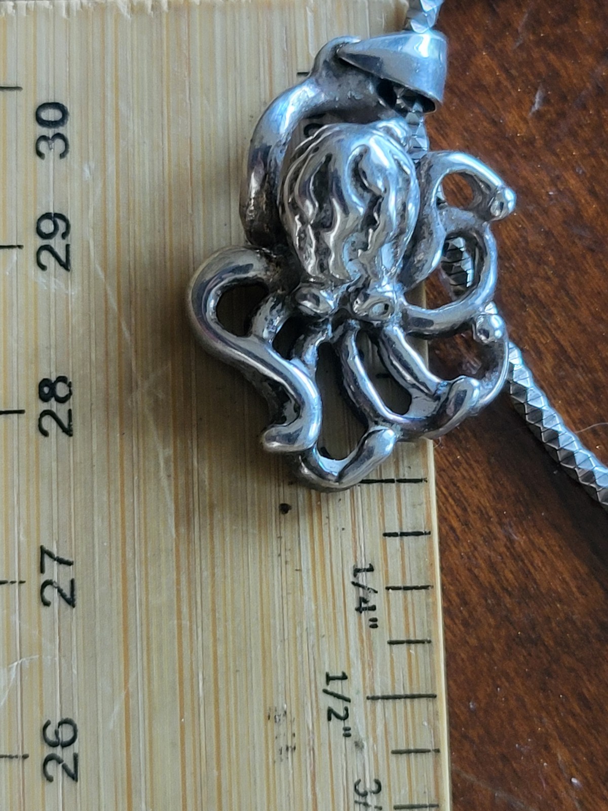 925 Sterling Silver Diamond Cut Chain Necklace Vior Approx 3mm About” Octopus