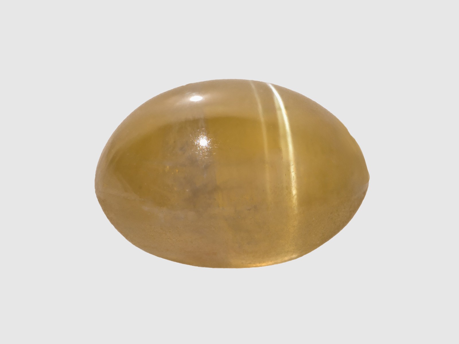 IGI Certified CEYLONESE Chrysoberyl Cat’s Eye 2.86 Ct. Natural Untreated OVAL