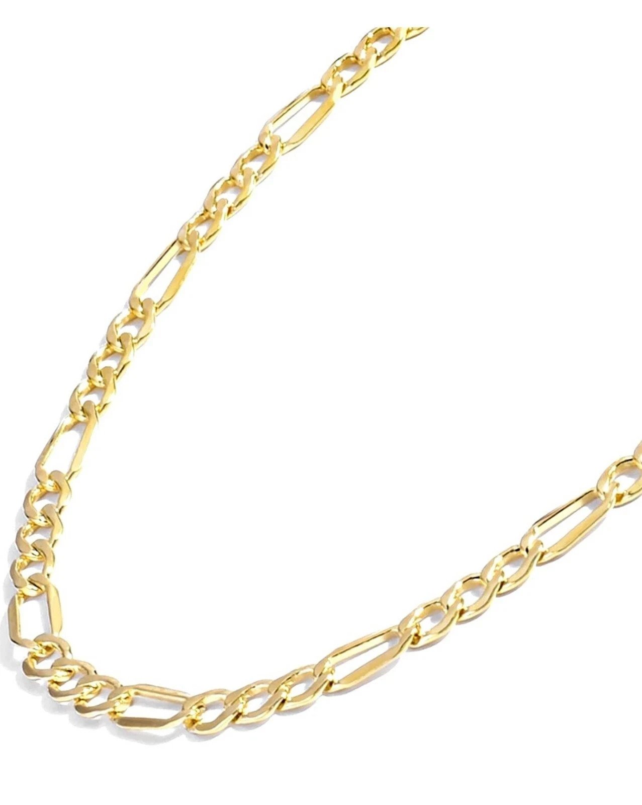 Jewelry Atelier Gold Chain Necklace -14K Solid Yellow Gold Filled 20″ L 4.7 mm W